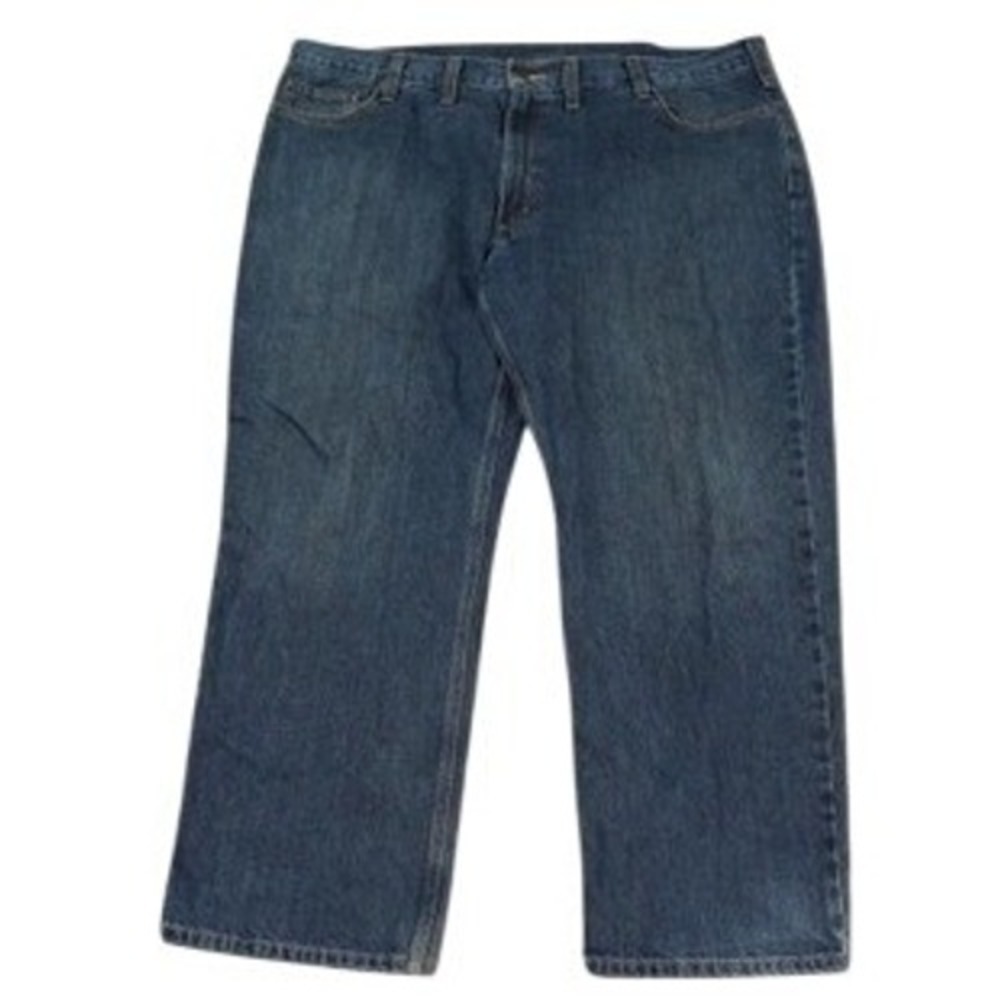 Carhartt Relaxed Fit Jeans Men 44x30 Blue Rugged Workwear‎ Denim Pants